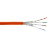 InLine Instaliacinis tinklo kabelis Cat.7, S/FTP, CCA, PoE+, LSZH, oranžinis, 20 m (70220I)