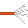 InLine Montavimo kabelis S / FTP, PIMF, 7a Cat.7a, AWG23, 1200MHz, be halogenų, oranžinis, 500I (77500I)