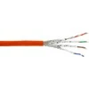 InLine S / FTP montavimo kabelis, PIMF, 7a Cat.7a, AWG23, 1200MHz, Halogen Free, Oranžinis, 300m (70300I)