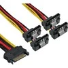 InLine SATA 15- pin - SATA 15- pin x4, 0.15m, Multicolor (29683V)