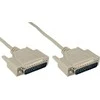 InLine DB-25 - DB-25, 10m, Beish (11119M)