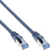InLine Komutacinis kabelis - S / FTP (PiMf) - Cat.6A - 500MHz - Halogenas nemokamai - Varis - mėlyna - 20m (76820B)