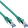 InLine Komutacinis kabelis - S / FTP (PiMf) - Cat.6A - 500MHz - Be halogenų - Varis - Žalias - 20m (76820G)