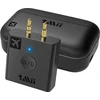 „InLine ®“ lėktuvo „Bluetooth“ garso siųstuvas, BT 5.0, aptX HD/LL, skrydžio adapteris su įkrovimo dėklu