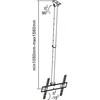 InLine Laikiklis sufitowy 23149A 32'' - 55''