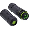 InLine optinio pluošto mova SC IP68 2x lizdas SC Outdoor M20