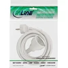 InLine® maitinimo ilgintuvas F tipas baltas 2m