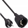 InLine® maitinimo ilgintuvas F tipo juodas 1,5 m