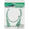 InLine® Maitinimo kabelio ilgintuvas, C13 iki C14, žalias, 2m