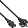 InLine® maitinimo kabelis, Kinijos kištukas prie IEC, juodas, 5,0 m