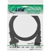 InLine Maitinimo kabelis ® Maitinimo kabelis, Australija iki 3 kontaktų IEC C13, juodas, 5,0 m