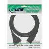 InLine® Maitinimo kabelis Šveicarija, juodas, 5m