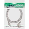 InLine® maitinimo kabelis vokiškas iki 3 kontaktų IEC C13 5 m pilkas