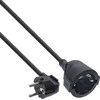 InLine® maitinimo prailginimo kabelis angeld Type F juodas 2m