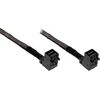 InLine Mini-SAS HD kabelis SFF-8643 į SFF-8643 su kampu iš abiejų pusių 0,75 m