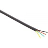 InLine Modulinis kabelis, 4 gyslų, juoda, 100m, žiedas (69981)