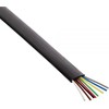 InLine Modulinis kabelis 8 venos, juoda, 100m, žiedas (68818)