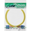 InLine - Panch- Cable - SC Single- Modus (M) - SC Single- Modus (M) - 25.0m - stiklo pluoštas - 9 / 125 Mikrometras - OS2 - be halogenų - geltona (82925H)