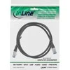 InLine Patch Cat.6A, S / FTP, PUR industrial, juodas, 5m