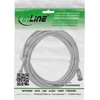 InLine® Patch kabelis plonas, U/FTP, Cat.8.1, TPE be halogenų, pilkas 3 m