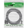 InLine® Patch kabelis plonas, U/FTP, Cat.8.1, TPE be halogenų, juodas 5 m