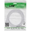 InLine® Patch kabelis plonas, U/FTP, Cat.8.1, TPE be halogenų, baltas 10 m