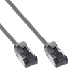 InLine® Patch kabelis plonas, U/FTP, Cat.8.1, TPE be halogenų, pilkas 10 m