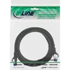 InLine® Patch kabelis šarvuotas, U/FTP, Cat.6A, juodas, 3m