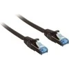 InLine Komutacinis kabelis Cat.6A, S/FTP (PiMf), 500MHz, juodas – 3m