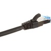 InLine patch kabelis Cat.6A, S/FTP (PiMf), 500MHz, juodas - 10m