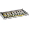 InLine® „Patch panel“ Cat.6A 0.5U 8 prievadų, montuojamas ant stalo/sienos, šviesiai pilkas, RAL7035