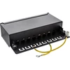 InLine® „Cat.6A“ pach panelė, montuojama ant stalo / sienos, 8 prievadai, juoda RAL9005