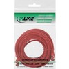InLine Patchcord S / FTP, PiMF, Cat.6, 250MHz, be halogenų, raudonasis 5m (76905R)