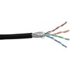 InLine Network Patchcord SF / UTP, Cat.5E, AWG26, CCA, PVC, juoda, 100m (72099S)