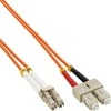 InLine LC / SC Fiber- optinis laidas, 50 / 125μm, OM2 25m (88638)