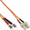 InLine Fotooptinis Patchcord SC / ST, 50 / 125μm, OM2, 15m (82515)