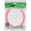 „InLine®“ plonas jungiamasis kabelis, Cat.6A, S/FTP, TPE (LSZH) lankstus, PoE, raudonas, 5m