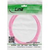 „InLine®“ plonas jungiamasis kabelis, Cat.6A, S/FTP, TPE (LSZH) lankstus, PoE, rausvai raudonas, 5m