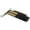 „InLine® PCIe“ plokštė x16 su 2 M.2 ir 1 mSATA lizdais