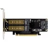 „InLine® PCIe“ plokštė x16 su 2 M.2 ir 1 mSATA lizdais