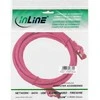 InLine Pečkordas S / FTP, PIMF, 6 kat., PVC, rausvas 5m (76405M)