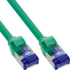 InLine Plonas tinklo kabelis „Patchcord Slim Cat.6A“, S/FTP, TPE (LSZH), lankstus, PoE, žalias, 7 m (74907G)