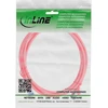 „InLine ®“ plonas jungiamasis kabelis, Cat.6A, S/FTP, TPE (LSZH) lankstus, PoE, raudonas, 3 m