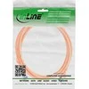 InLine Tinklo kabelis Slim Cat.6A, S/FTP, TPE (LSZH), lankstus, PoE, oranžinis, 15m (74915O)