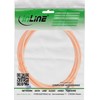 „InLine®“ plonas jungiamasis kabelis, Cat.6A, S/FTP, TPE (LSZH) lankstus, PoE, oranžinis, 20m