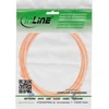 „InLine ®“ plonas patch kabelis, Cat.6A, S/FTP, TPE (LSZH) lankstus, PoE, oranžinis, 3 m