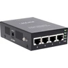 InLine PoE+ 10 gigabitų injektoriaus šakotuvas 4 prievadai (4x PoE+) 10Gb/s metalinis be ventiliatoriaus