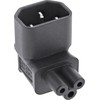 InLine ® Maitinimo šaltinis IEC 60320 C14 / C5, įjungiamas / įjungiamas, 3- pin šalto įrenginio kabelis / nešiojamasis kompiuteris