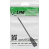 InLine® RJ45 Break-Away sąsajos apsauga Cat.6A S/FTP, RJ45 vyriškas/moteris, juodas, 0,2 m