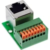 InLine RJ45 lizdas Push-In jungčiai 8 kontaktų Cat.5e kampuotas